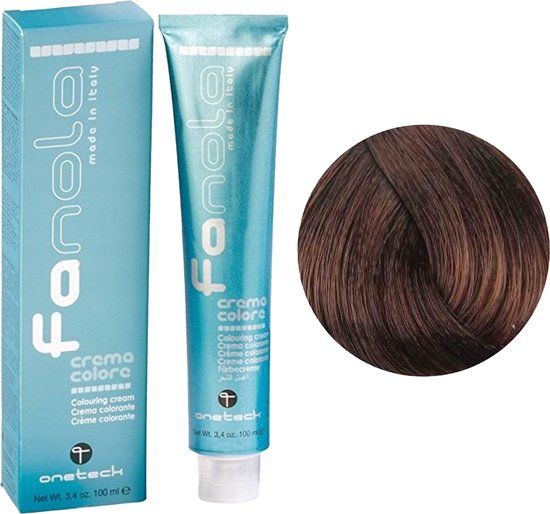 Fanola Haarverf Professional Colouring Cream 6.34 Dark Blonde Golden Copper