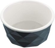 HUNTER EIBY keramische kom, eet- en drinkbak, antislip, 550 ml, blauw