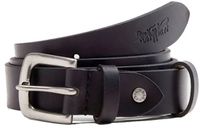 Levis Addison Riem Zwart Leer 110 cm Mannen