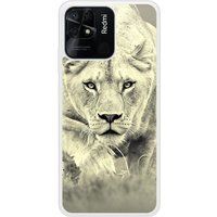 Lionne Verstevigd hoesje met sublimatie bedrukking, compatibel met Xiaomi Redmi 10C