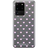 ERT GROUP Telefoonhoes voor Samsung S20 Ultra Original en officieel gelicentieerd Babaco patroon Hearts 001 optimaal aangepast aan de vorm van de mobiele telefoon, gedeeltelijk transparant