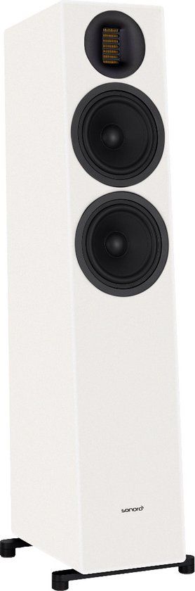 Sonoro Grand Orchestra Vloerstaande Speakers - Mat Wit - Set van 2