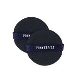 PONY EFFECT Smooth Dough Puff, houppette ultra douce (lot de 2)