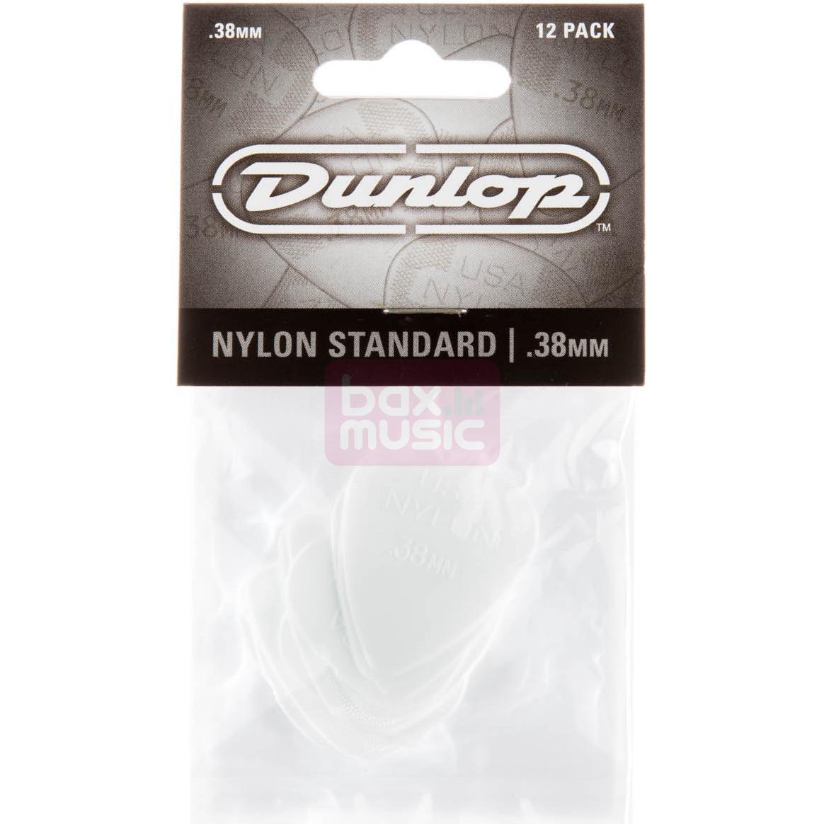 Dunlop Nylon Standard 0.38mm 12-pack plectrumset wit