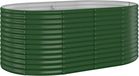 vidaXL Plantenbak - 175x100x68 cm - Gegalvaniseerd Staal - Groen