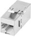 Lanberg Serie - RJ45 Keystone Connector - FTP - KAT6 - 90 Graden - Zilver