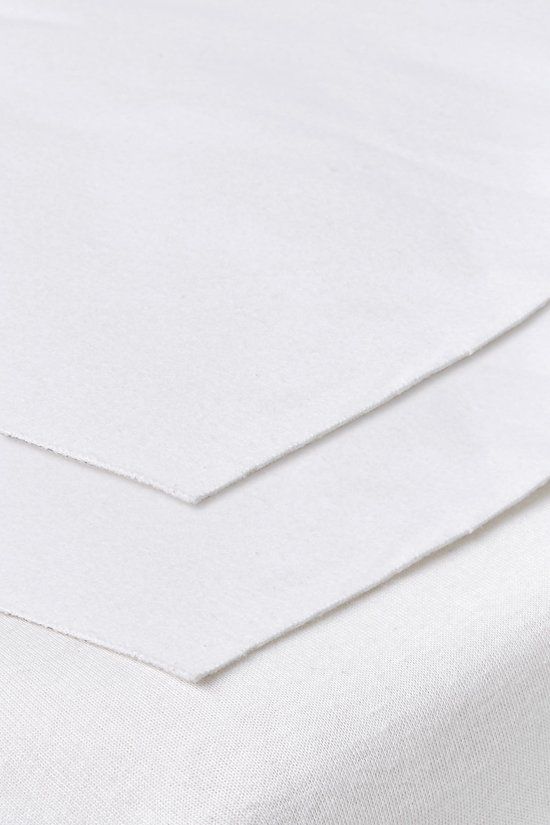 Meyco Baby Bedzeil Juniorbed - 2-pack - White - 75x100cm - Cotton