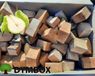 Dymbox Bois de fumage Poire Chunks 1.5 KG - Bois de fumage pour barbecue Kamado et fumoir