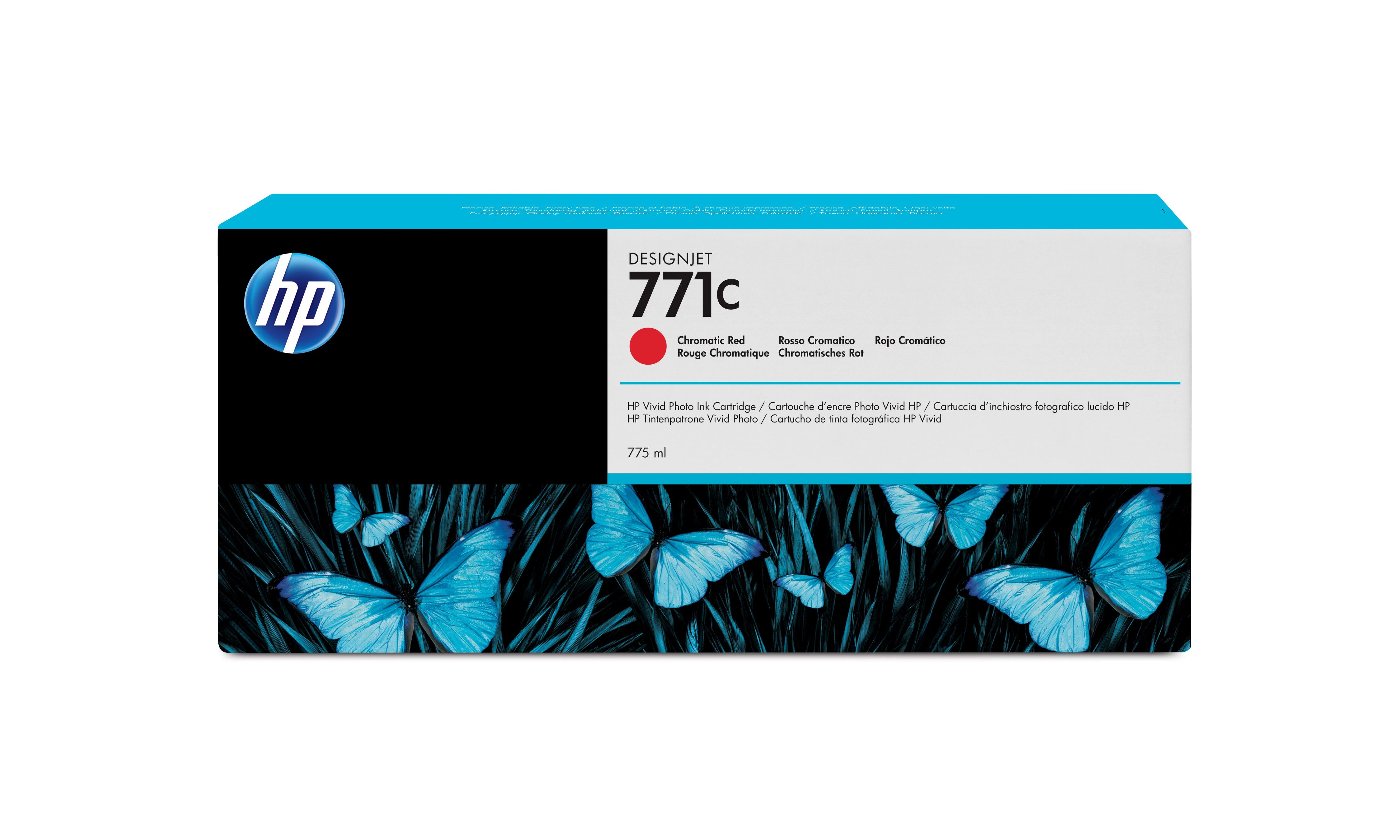 HP 771C Chromatic Red Ink Cartridge - 775ml - B6Y08A