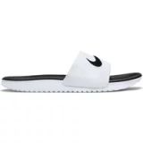 Nike Kawa Slide (GS/Ps) badschoenen voor jongens, Wit wit zwart 100, 36 EU