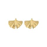 Emporio Armani Dames Messing of Roestvrijstalen Knop Stud Sluiting Oorbellen