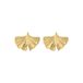 Emporio Armani Dames Messing of Roestvrijstalen Knop Stud Sluiting Oorbellen