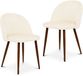 IDIMEX Fauteuils NAVIA, set de 2 – blanc crème