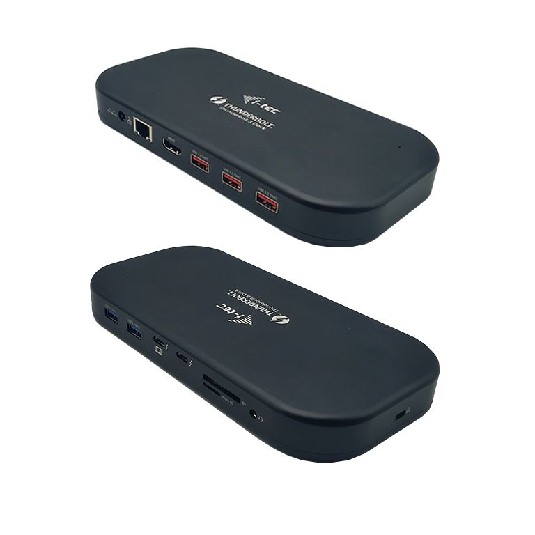 i-Tec Thunderbolt 3/USB-C Dual 4K Docking Station - 60W PD - USB-C to DisplayPort Cable