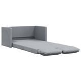 VidaXL Slaapbank vloermodel 2-in-1 112x174x55 cm stof lichtgrijs