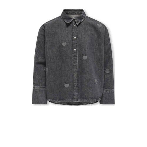 ONLY KIDS ONLY GIRL denim blouse black denim