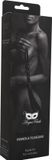 Argus Diamond Black Flogger - Zwarte Zweep