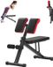 VEVOR Hyperextension Rugtrainer Rugstretcher Romeinse Stoel Opvouwbaar
