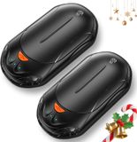 Chauffe-mains électriques rechargeables - set de 2 - 6000 mAh - USB - 3 niveaux de chaleur