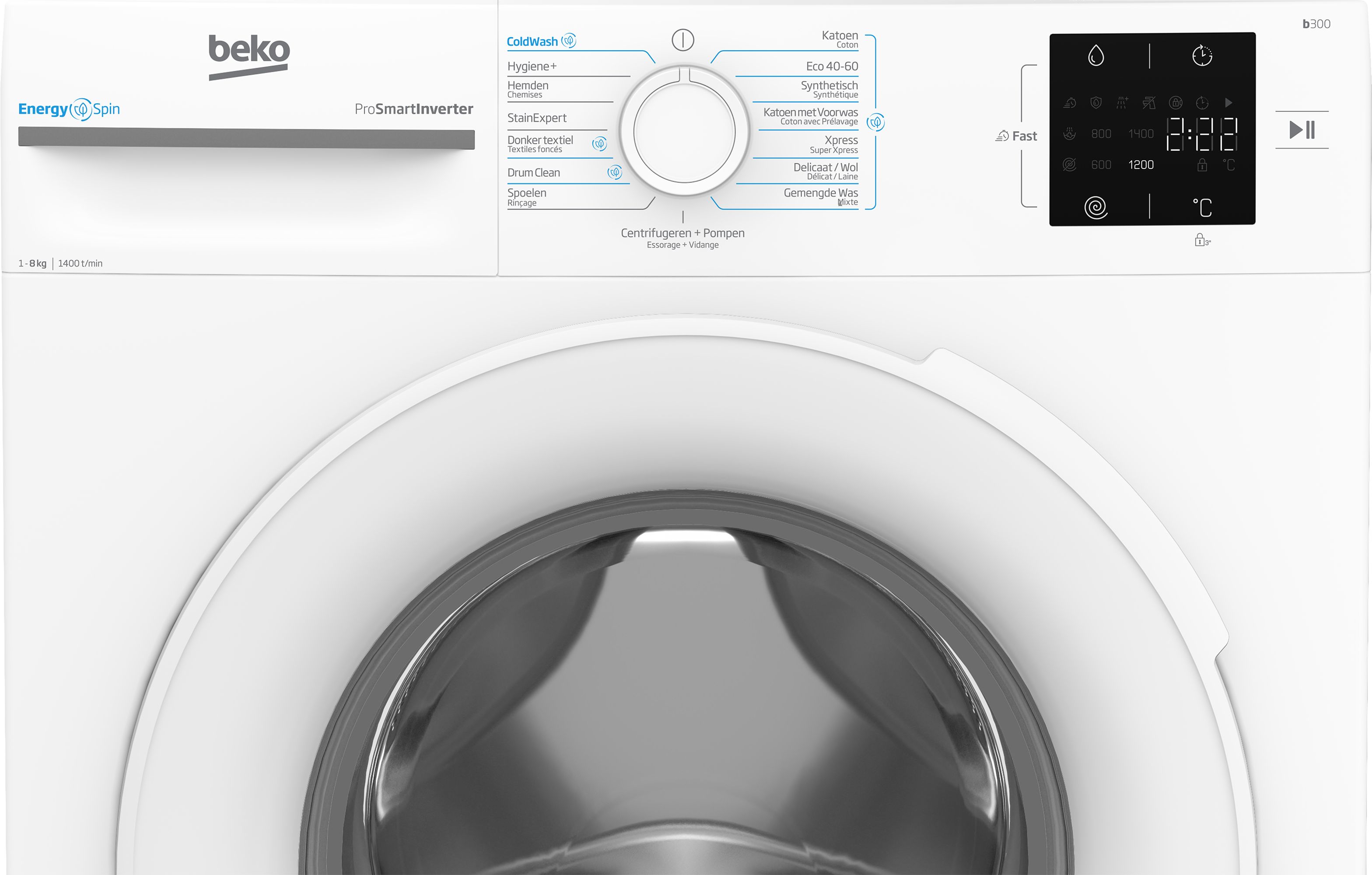 Beko BM3WFU38412CW EnergySpin