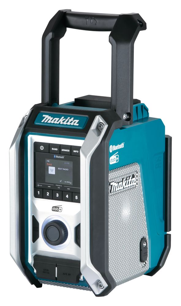 Makita DMR114 Bouwradio - DAB/DAB+/FM - Zwart/Blauw