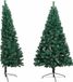 vidaXL Kunstkerstboom met standaard half 240 cm PVC groen