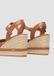s.Oliver Sandalen Vrouwen Bruin Platte sandalen Maat 38