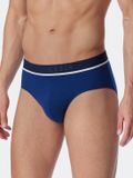 Schiesser Slips 95/5 biologisch katoen zwart-navy 6 stuks