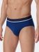 Schiesser Slips 95/5 biologisch katoen zwart-navy 6 stuks