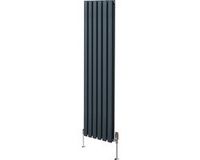 MonsterShop Monster Group BV Ovale kolomradiator - Antracietgrijs - 1600x360 mm