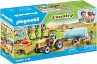 PLAYMOBIL Fermier avec tracteur et citerne, ferme Country, 117 pièces, dès 4 ans