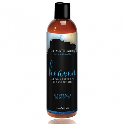 Intimate Earth - Massage Olie Heaven Hazelnoot Biscotti 120 Ml