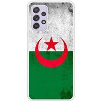 Samsung Galaxy A72 Drapeau algerie Verstevigd hoesje met sublimatie bedrukking