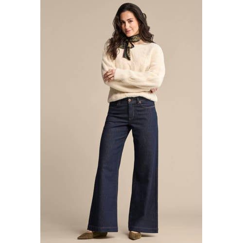 Red Button wide leg jeans - donkerblauw
