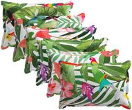 vidaXL - Kussensloop - 6 stuks - Houten - Meerkleurig - 30 x 50 cm - Polyester