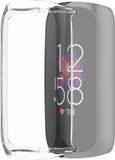 Qubix - Étui en TPU pour Fitbit Luxe - Transparent