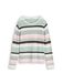 TOM TAILOR Pull Gris anthracite / gris clair / vert menthe / rose poudré