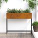 vidaXL Verhoogde Tuin Plantenbak Roestig 100 x 26 x 82 cm Cortenstaal