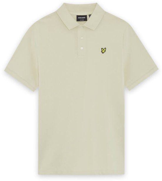 Lyle & Scott Plain Polo Shirt Y117 Wheat - Maat 170-176