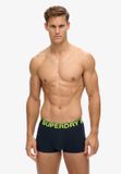 Superdry Duopak Slips Heren Eclipse Navy/Navy Feeder XXL