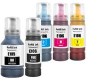 Epson Bouteilles d'encre 105/106 pour Epson ET-7700/7750, multipack de 5 pièces