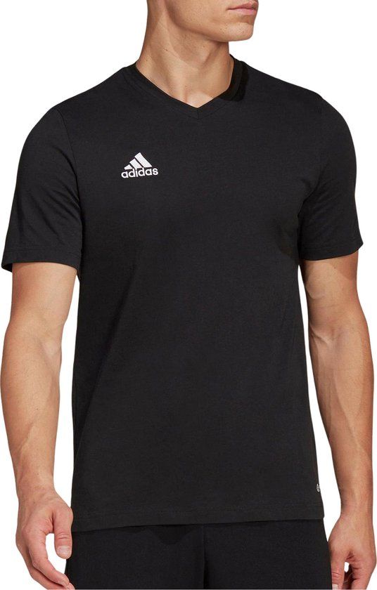 Adidas Entrada 22 SS Shirt Heren - Zwart - Maat L