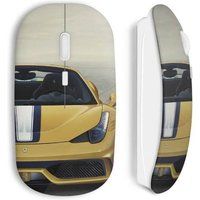Ferrari gele luxe auto draadloze muis Maniacase