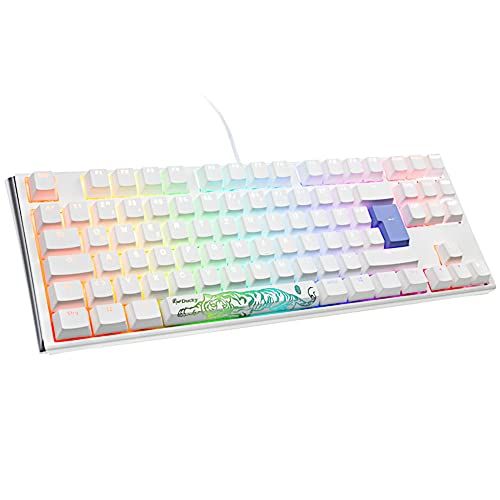 Ducky One 3 Classic Pure White TKL Gaming Tastatur - MX-Red