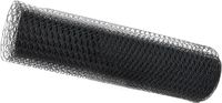 vidaXL Hexagon hek 0,4 x 25 m PVC grijs