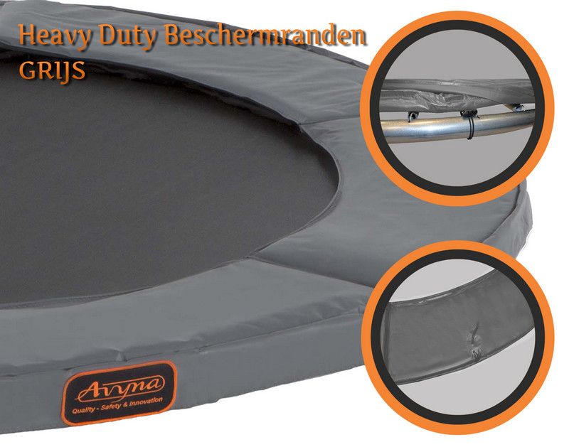 Avyna Universele Beschermrand 366 cm HD Grijs