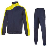 Mizuno Survêtement pour enfants Team Kobe knit bleu marine/jaune Polyester Unisexe S