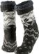 Apollo Chaussettes d'intérieur/chaussons imprimé nordique - gris - hommes - doublure polaire - taille 42-47 - extra chaud