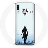 Maniacase Hoesje voor Samsung Galaxy A40 Vikings Series Seizoen 6 Ragnar Lothbrok De 2022 Trailer
