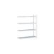 Schulte Grand cantilever rack with steel base height 2500 mm span 2000 mm add-on rack depth 600 mm